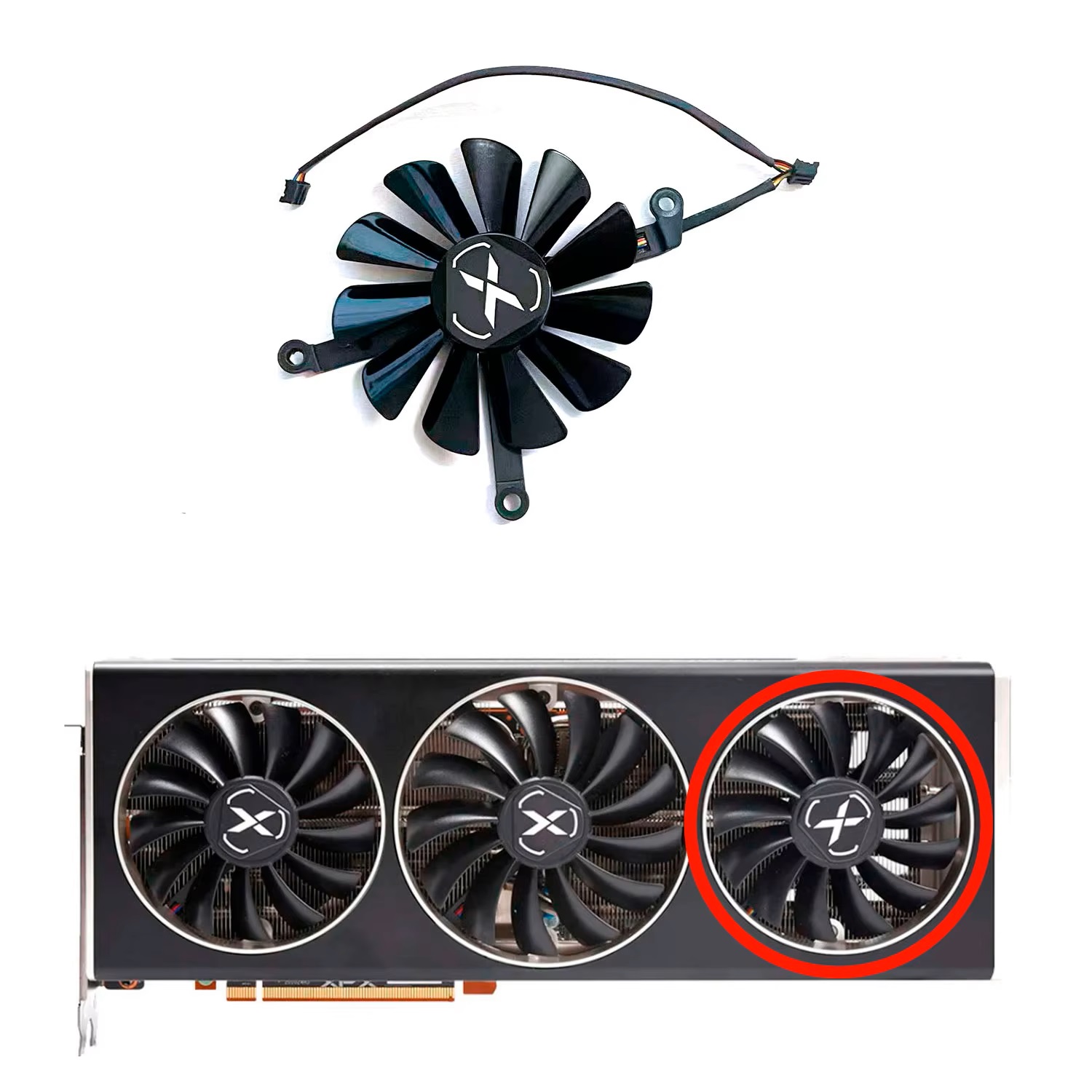 새 DIY GPU 팬, 4핀, 95mm/85mm, 모델 - Rx 6700 Xt 12Gb Graphics Card 리뷰 및 가격